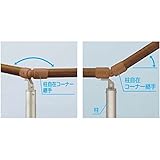 YKK ap　歩行補助用手すり　パルトナーUDフェンス（自立タイプ）柱部品　柱自在コーナー継手　A型笠木用 　プラチナステン