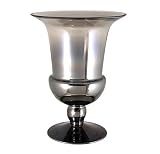 Essential D?cor Entrada Collection Two Tone Glass Vase, 12 X 5 X 9 Inch [並行輸入品]