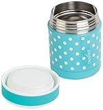 Nuvita 1471 Stainless Steel Thermal Food Container (350 ml, Blue) by Nuvita