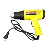 ヒートガン 1800W　強弱2段階切り替え可能　熱風機 アタッチメント 専用収納ケース付き