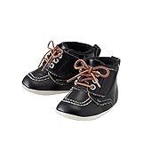 [ミキハウス] MIKIHOUSE 【ダブルＢ】 ワークブーツ風★合皮素材のプレシューズ (11cm-12.5cm) 60-9306-976 黒 12.5cm