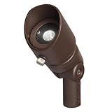Kichler Lighting 16000AZT27 Landscape Aluminum 12V/3-watt 1-Diode LED 10-Degree Adjustable Spot Ligh