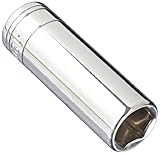 SK Hand Tool 41708 0.25 in. Drive, 6-Point Deep Metric Socket - 12 Mm