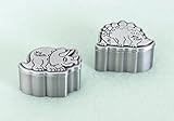 Lillian Rose 24TC720 D Dinosaur Pewter Tooth & Curl Box by Lillian Rose