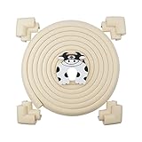 LEDMO 16.2 ft Baby Edge & Corner Guards Set ( 15 ft Edge Guards + 8 Pcs Corner Guards + Door Slam St