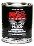 True Value 1210-qt x-o Rust Waterborne亜鉛メッキ、アルミプライマー, 1 / 2 1-quart
