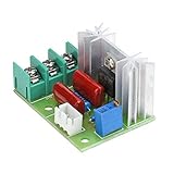 volflashy 電圧 レギュレータ 電圧調整器 コントローラ 2000W 電子 調光 速度 温度 調節 レギュレータ モジュール ケーブル付