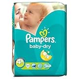 Pampers Baby Dry Size 4+ Maxi Plus 9-20kg (41) by Pampers