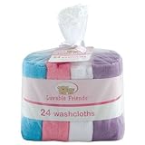 Luvable Friends Washcloths, Pink, 24 Count by BabyVision [並行輸入品]