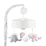 Just Born Musical Mobile, Grey/Pink Elephants by Just Born [並行輸入品]