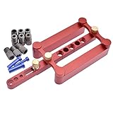 (ライチ) Lychee タボ用ジグ セルフセンタリング 穴開け セット 6mm 8mm 10mm メタルダボ ドリルツール