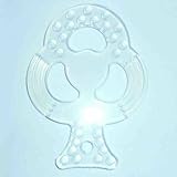 Safe Silicone Baby Teethers for Baby is the best teether ring to relief the baby when teething, can 