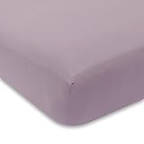 Lambs & Ivy Signature Mix & Match Aubergine Fitted Sheet by Lambs & Ivy