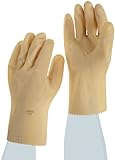 Ansell Canners & Handlers 88-392 Latex Glove, Powder Free, Pinked Cuff, 12 Length, 20 mils Thick, Me