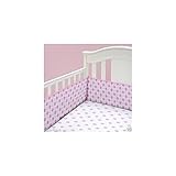 Baby Boom Mosaic Girl Crib Sheet, Pink/Grey/White 092317108821 by Baby Boom