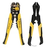 B Blesiya ワイヤーストリッパー＋ボルトカッター　自動ワイヤーストリップツール