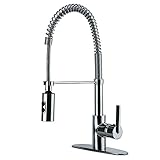 Kingston Brass GS8771CTL Gourmetier Continental 8-Inch Centerset Single Handle Kitchen Faucet with P