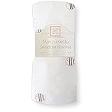 スワドルデザインズ SwaddleDesigns マーキゼット 軽量 ガーゼ おくるみ - モッドサークルオンホワイト ブランケット SD-405 敷布団 掛布団 日よけ 出産祝い 春夏秋 エイデンア