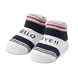 HELLO BYEカップソックス 紺 9-11cm