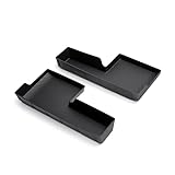 ruiya 新型 トヨタ アルファード ヴェルファイア 40系 専用 2列目座席 コンソールトレイ コンソール トレイ コンソールボックス 収納ボックス アクセサリー 小物入れ TPE素材 充電USB機能 ガタガタ音なし 内装パーツ カスタムパーツ