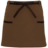 アイトス 腰下エプロン(共生地配色) 022/ブラウン AZ-8656