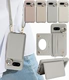 LIISEA google pixel 8a ケース ショルダー グーグルピクセル8a ケース ピクセル8a ストラップ付き ピクセル ケース 8a pixel グーグル スマホ ケース google pixel 8a ケース リング付き pixel8a ケース ショルダー カード収納 googleピクセル8a 可愛い 肩掛け 斜め掛け ミラー付き おしゃれ スタンド機能 手帳型 サンドベージュ