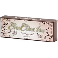 エバーカラー ワンデー ナチュラル シャンパンブラウン -3.25 20枚入り