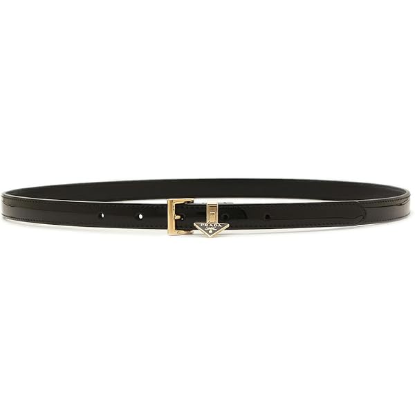 Amazon | [Prada] [プラダ] ベルト トライアングルロゴ ブラック