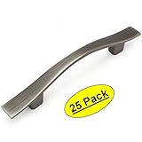 Cosmas 8902 asアンティークシルバーキャビネットハードウェアハンドルプル – 3 "穴中心 – 25パック