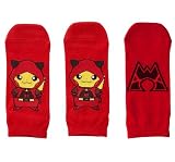 ショートソックス3足セット　団員ごっこピカチュウ　（D2）マグマ団