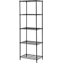 Amazon｜ニトリ(NITORI) スチールラック CUSTOM 4段 ブラック 幅60