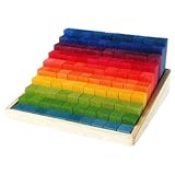 グリムス/GRIMM'S/木の積木/にじのカウンティングブロック/GM42300