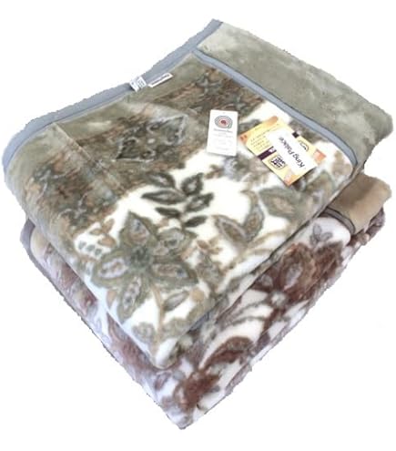 Amazon｜nishikawa 【 西川 】 2枚合わせ アクリル毛布 シングル