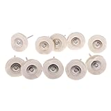 Lovoski DIY　研磨ジュエリー　研磨　回転ツール　研磨バフ　アクセサリー工具　小道具　10ピース　全２サイズ - 3x25ミリメートル