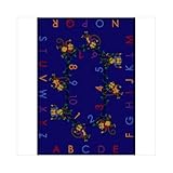 Joy Carpets Kid Essentials Early Childhood Monkey Business Rug Blue 5'4 x 7'8 [並行輸入品]
