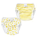 西松屋 2枚組おむつカバー（りんご柄/イエロー）【80cm・90cm・95cm】 新生児 ベビー ベビーサイズ 女の子 80