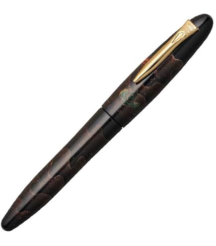 Amazon | プラチナ万年筆 漆・出雲溜塗り 赤溜18金 中字(M) PIZ-55000