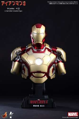 1/6 アイアンマン マーク42 COLLECTIBLE BUST Hot Toys Bust Iron Man 3 1/4 Scale Bust Iron Man Mark 42