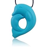 Dolphin Silicone Necklace for Teething Babies and Kids | Gender Neutral Baby Teething Necklace | Sen