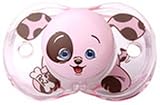 Razbaby Keep-It-Kleen Pacifier - Penolope Puppy , 0-36 Months by Razbaby