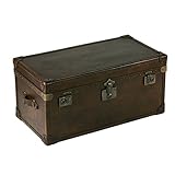 トランクコーヒーテーブル ビンテージレザー　ヴィンテージレザー　アンティーク調　コーヒーテーブル　スツール ブラウン