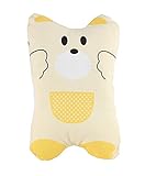 幼児ベビーアンチロールピロー幼児を防ぐフラットヘッド枕イエロー