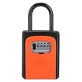 鍵 ボックス 暗証番号 キーボックス 南京錠 ダイヤル式 4桁 日本語説明書