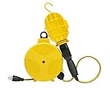 Designers Edge E216 20-Foot Plastic Cord Reel with Handheld Work Lights [並行輸入品]