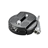 SWFOTO DLC-58+DP-58 58mm レバー式 アルカスイス クランプ 円形 クイックリリース カメラプレート セット (DLC-58+DP-58)