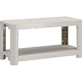 TRUSCO プラ棚軽量型 高さ392-2段タイプ コーナーキャップ4個付 TPTK1232C