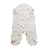 日本製　オーガニックコットン　バンビの足つきアフガン　おくるみ！アモローサマンマ　Amorosa mamma