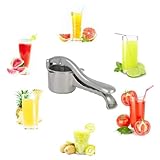 ハンド ジューサー 果汁 絞り器 レモンしぼり器 ステンレス鋼 長さ約30cm 操作簡単 清掃簡単 ジューサー レモン絞り 低温調理 手動式 果汁 手作り ジュース絞り器 フルーツしぼり 業務用 家庭用 オレンジ、レモン、ライム、グレープフルーツ