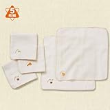 西松屋　5枚組ガーゼハンカチ（オーガニック）