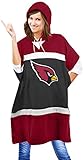NFL Arizona Cardinalsパーカーポンチョ、70.5 X 81 cm ,レッド